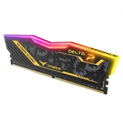 Team T-Force TUF Yellow Delta RGB 32GB(1x32GB) 3200Mhz DDR4 Gaming Ram