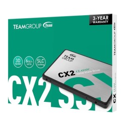 Team CX2 256GB 520/430MB/s 2.5" SATA3 SSD Disk (T253X6256G0C101) SSD